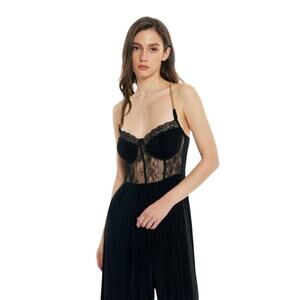 Elegant Black Lace Jumpsuit